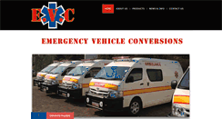 Desktop Screenshot of emergencyvehicles.co.za
