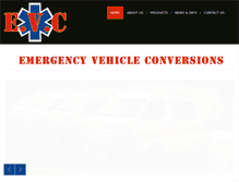 Tablet Screenshot of emergencyvehicles.co.za